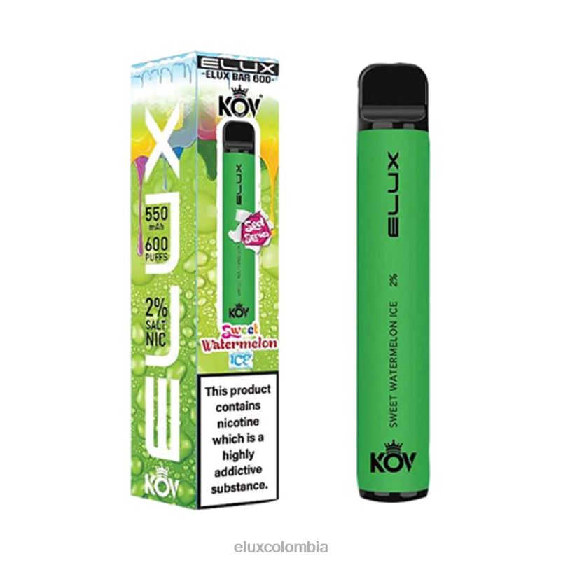 Elux Review Colombia - Elux Bar vape desechable serie dulce hielo de sandía dulce XFP06111