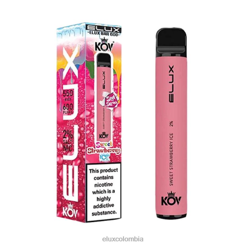 Elux Vape Review - Elux Bar vape desechable serie dulce hielo dulce de fresa XFP06110