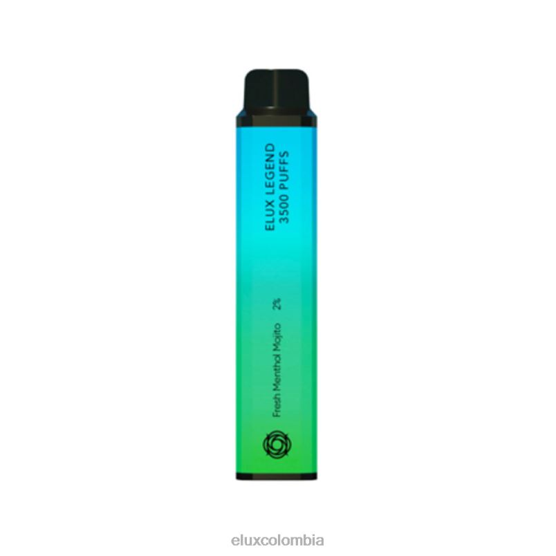 Elux Colombia - Elux Legend Vape disponible de 3500 inhalaciones mojito mentolado fresco XFP0654