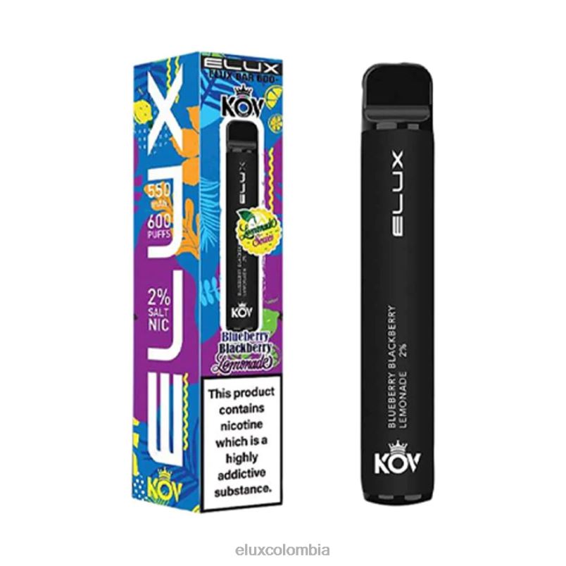 Elux Bogotá - Elux Bar vape desechable serie limonada limonada de arándanos y moras XFP06105