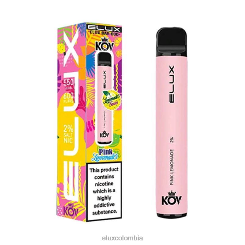Elux Colombia - Elux Bar vape desechable serie limonada limonada rosa XFP06104