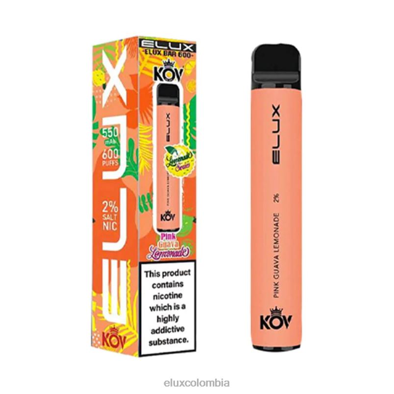 Elux Vape Colombia - Elux Bar vape desechable serie limonada limonada de guayaba rosa XFP06106