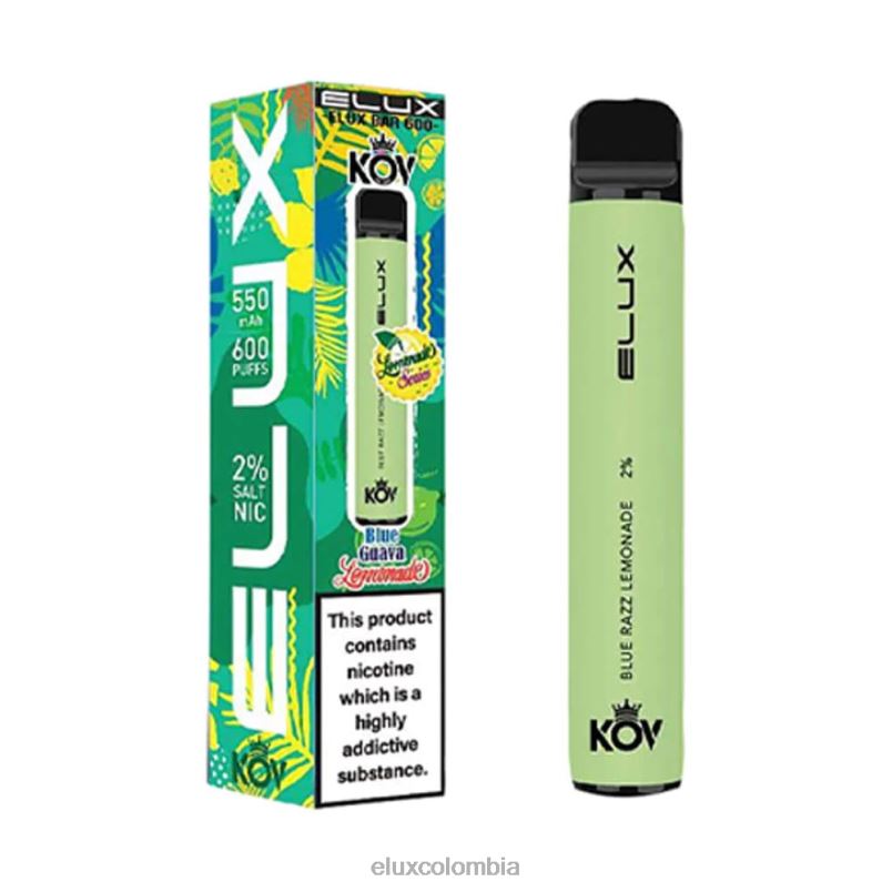 Elux Vape Near Me - Elux Bar vape desechable serie limonada limonada azul razz XFP069