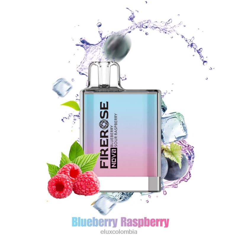 Elux Amazon Colombia - Elux Firerose Nova Vape disponible de 600 inhalaciones arándano frambuesa agria XFP0622
