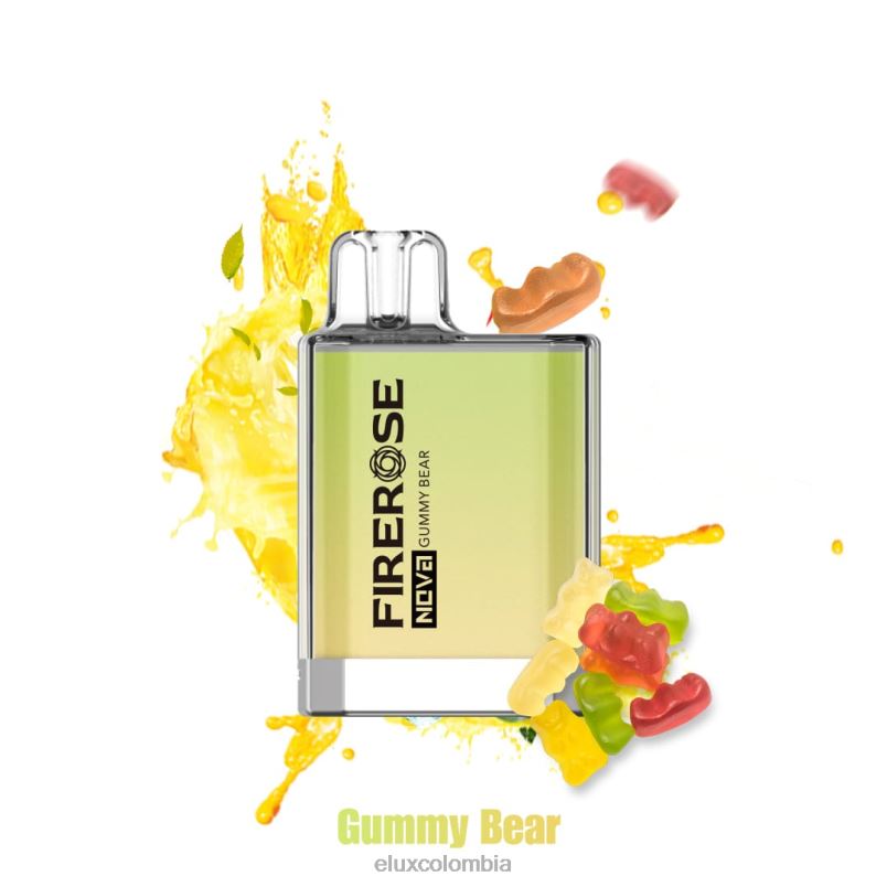 Elux Vape Flavours - Elux Firerose Nova Vape disponible de 600 inhalaciones osito de goma XFP0627
